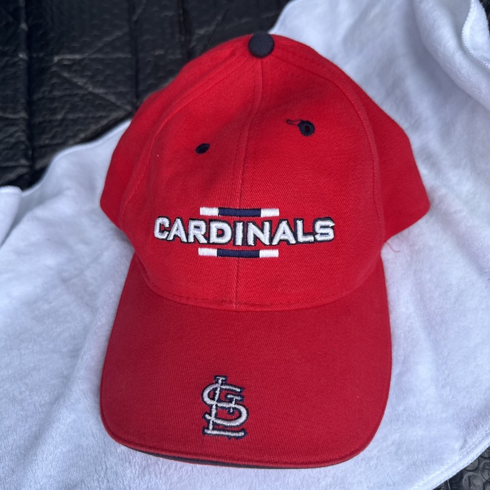 Red St. Louis‎ Cardinals Baseball Cap Embroidered STL Logo Adjustable